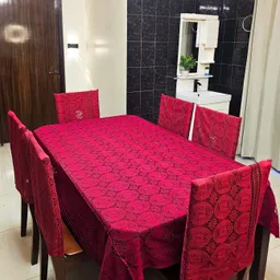 Rose Premium Table Cloth and Chair Cover Set - 2