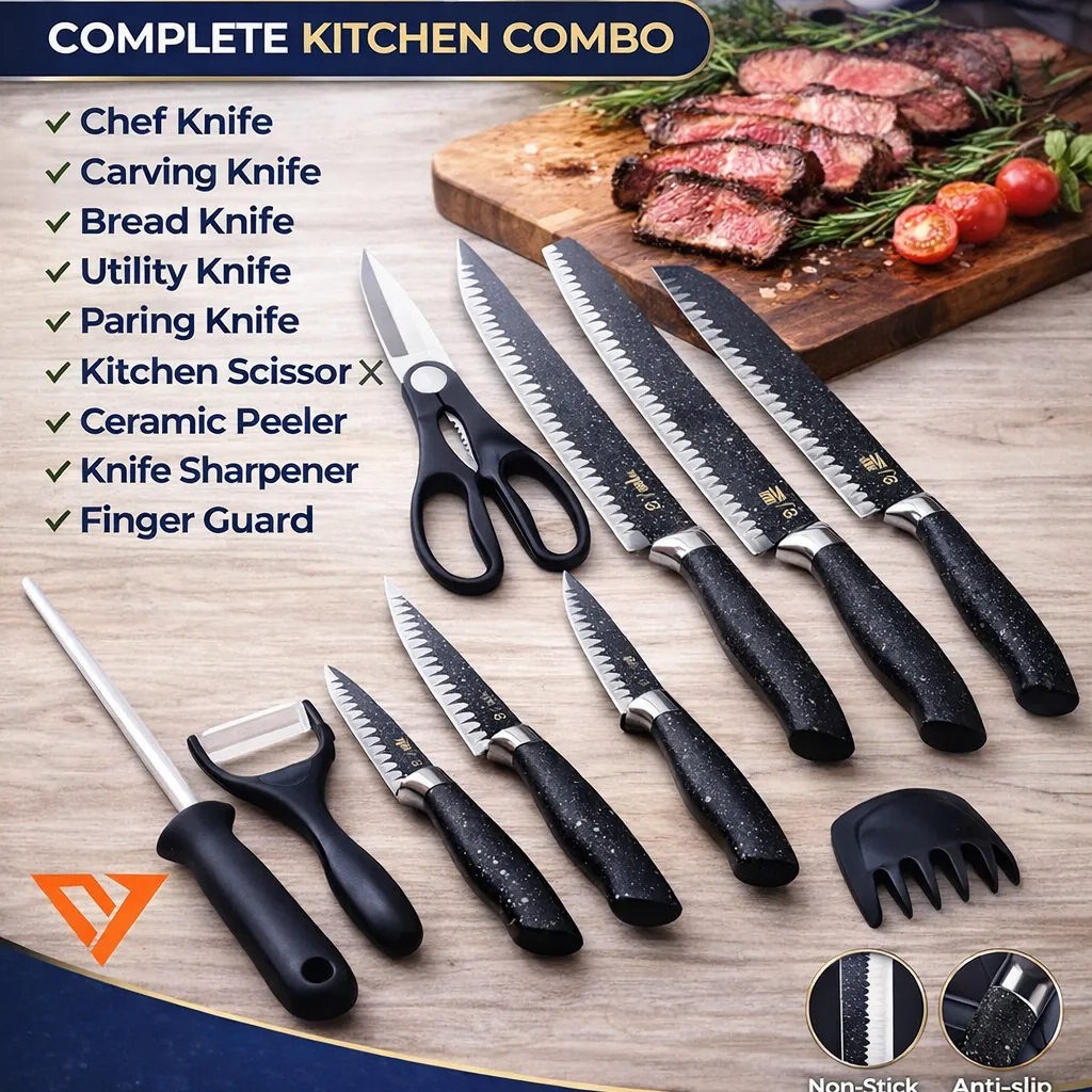 NV RoyalStone 8-Piece Premium Knife Set - Image 1