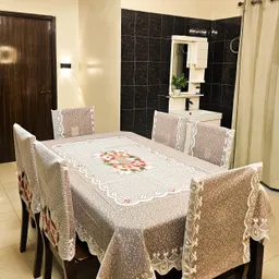 Rose Premium Table Cloth and Chair Cover Set - 7