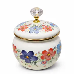 Enamel Salt/Sugar Pot - 2