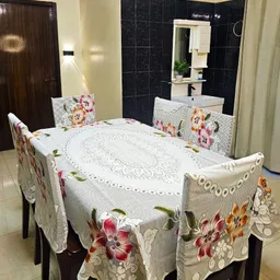 Rose Premium Table Cloth and Chair Cover Set - 1