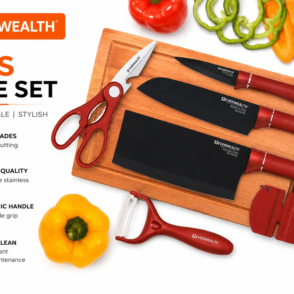 Ever Wealth 7 Pcs Knife Set - Image 2