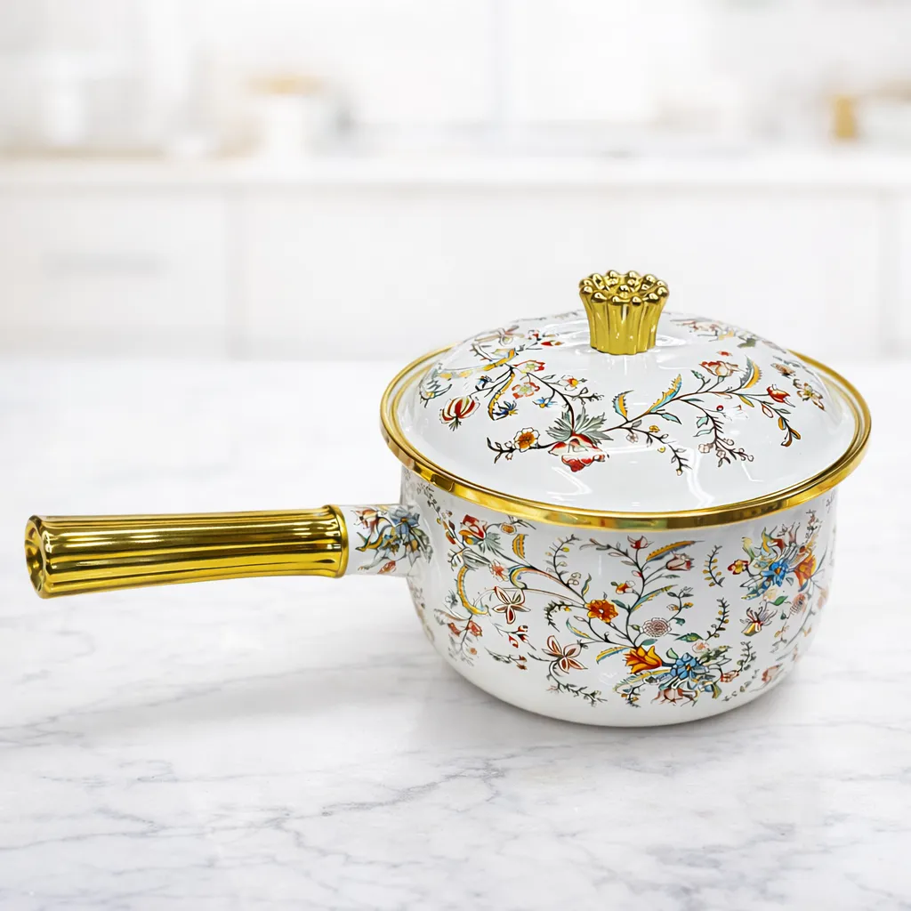 Enamel Milk Pan - Image 2